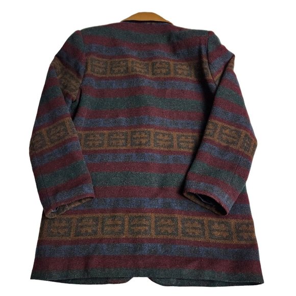 Braetan Aztec Blazer Wool Blend Sport Coat Jacket Southwestern Women’s - Picture 3 of 8